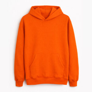 'orange' oversized hoodie