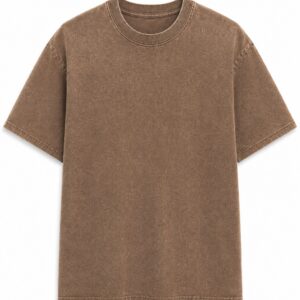 ultra heavy washed blue t shirt